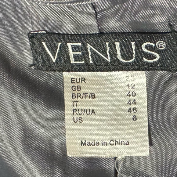 Venus Coat Jacket Dress Sz 6 Grey - Picture 7 of 9